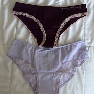 Victoria's Secret Lace Trim Panties Set